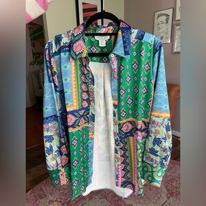 Colorful Rachel Zoe blouse